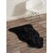 Homeroots 2 x 3 ft. New Zealand Single Sheepskin Rug Black 293184 - alternate 3